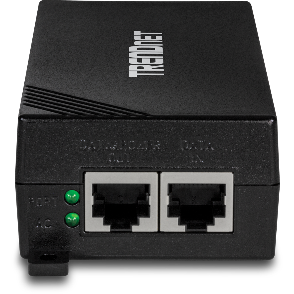 PoE+ Injector, 10/100/1000Mbps, kuni 30w,  sisemine toiteplokk