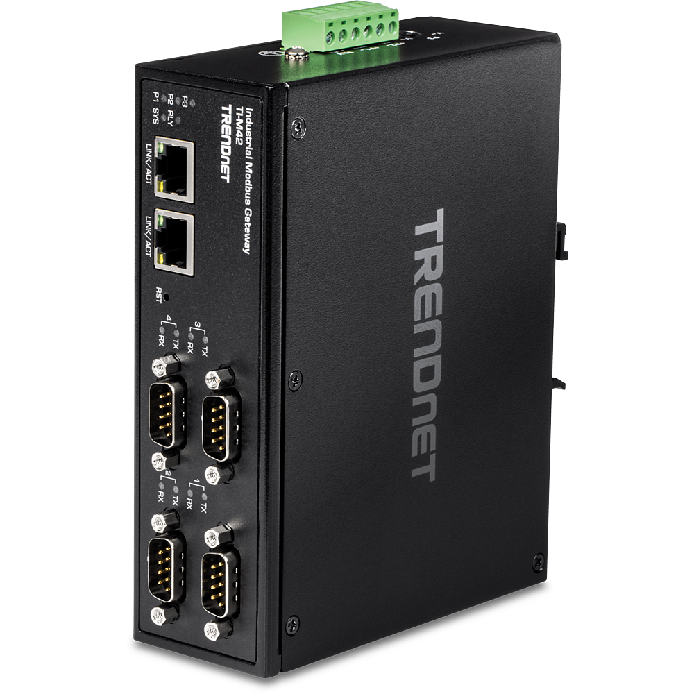 [TI-M42] 4-Port Industrial Modbus Gateway