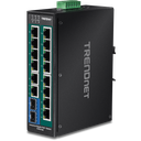 16-Port Industrial Gigabit PoE+ DIN-Rail Switch
