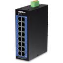 Tööstuslik Switch: 16 x 10/100/1000Mbps, Layer 2, Din, IP30, -40 to 75 ºC