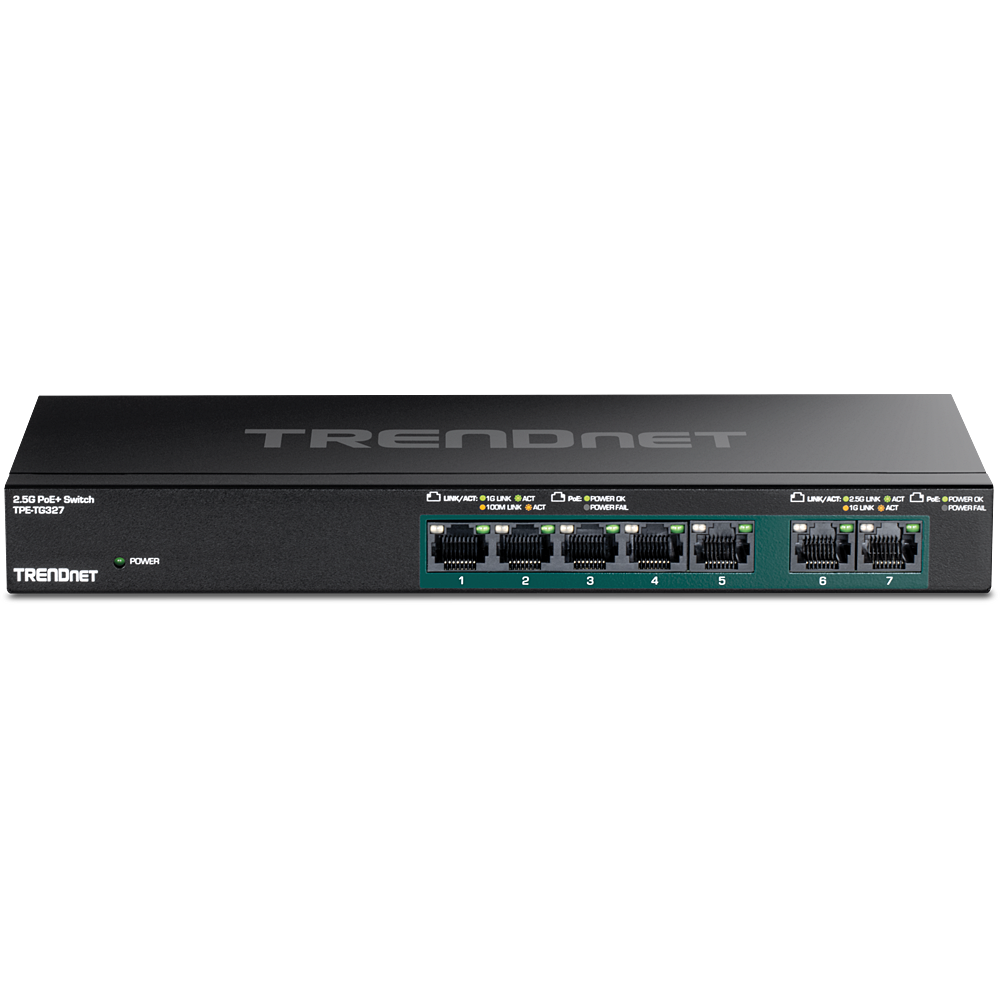 7-Port Multi-Gig PoE+ Switch