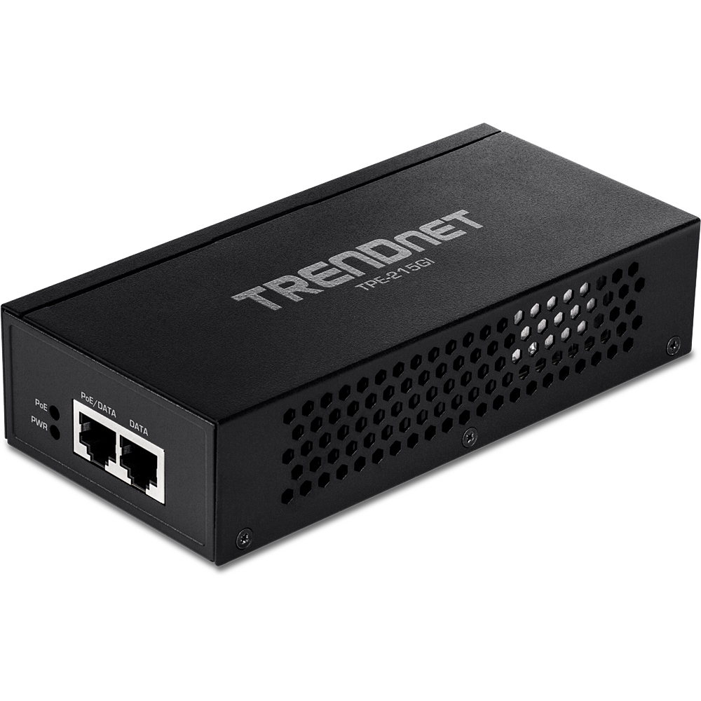 [TPE-215GI] PoE+ Injector: 10/100/1000/2500Mbps, kuni 30W