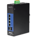 Tööstuslik Switch: 4 x 10/100/1000Mbps, 2 x SFP, Layer 2, IP30, -40 to 75 ºC