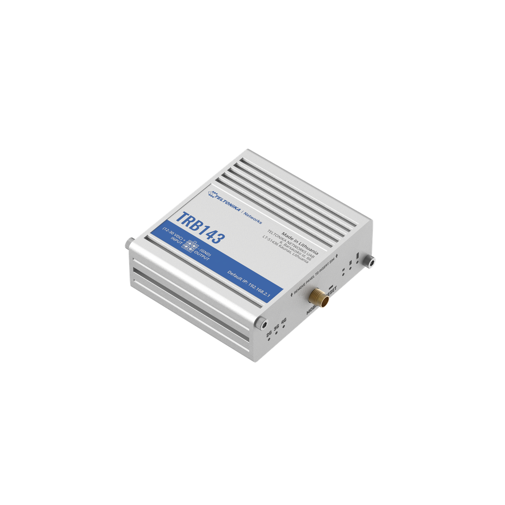 Tööstuslik LTE - M-Bus Cellular Gateway, Mini SIM, 1 x Gigabit, RMS, OpenLinux