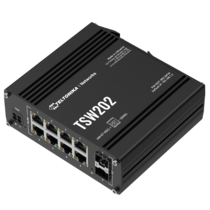 Switch: 8 x 10/100/1000BaseT(X) PoE+, 2 x SFP, -40 kuni 75°C, manageeritav, DIN