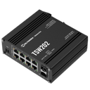 Industrial managed switch with 8 x PoE+ 10/100/1000BaseT(X) ports and 2 SFP ports, -40 to 75°C