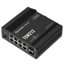 Industrial managed switch with 8 x 10/100/1000BaseT(X) ports and 2 SFP ports, -40 to 75°C