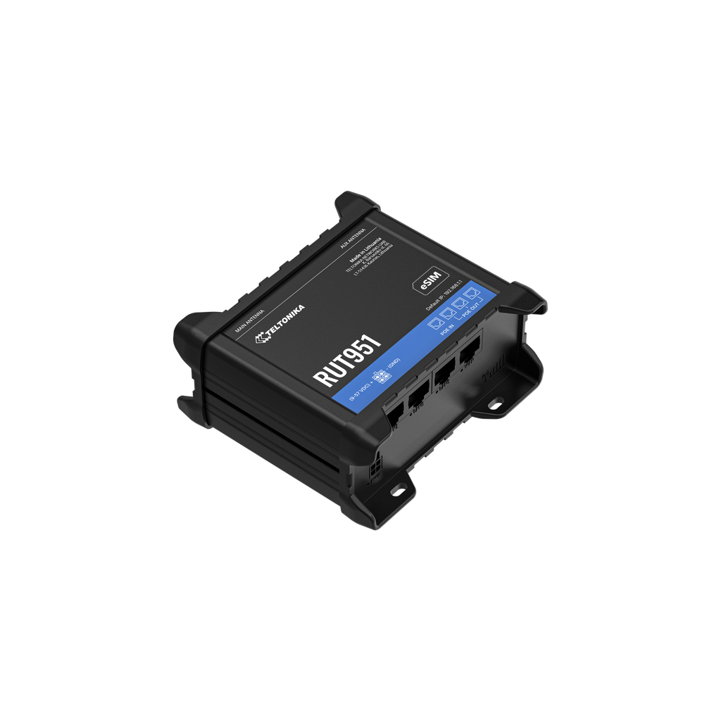 Teltonika RUT951 PoE+ LTE 4G Router without PSU