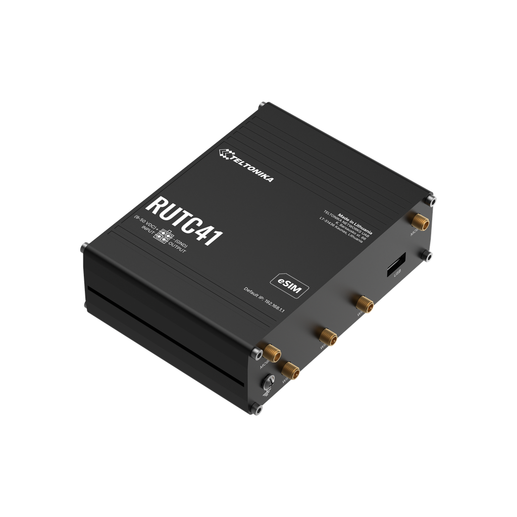 Industrial LTE router, 5 x Gigabit, 2 SIM´i, Wi-Fi 6, RMS, Docker, eSIM