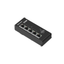 Industrial Ethernet switch with 5x 10/100BaseT(X) PoE+ , -40 to 75°C, DIN-rail mountable, 7-57 VDC