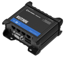 [RUT906] Tööstuslik LTE Wifi Ruuter: 2.4GHz, 3xEthernet, 802.11b/g/n, I/O, RS232, RS485, GNSS,  -40°C-75°C, IP30
