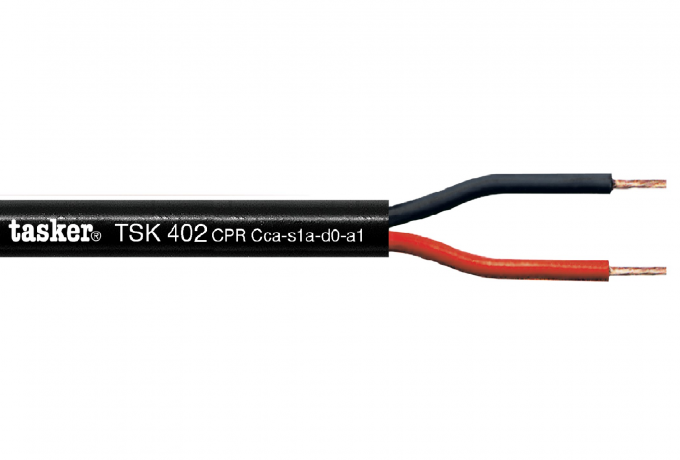 [TSK402-100] Round speaker cable 2x1.50 - CPR Cca