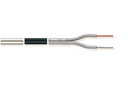 Kõlarikaabel 2x1.0mm², must PVC, OFC 100m/rull