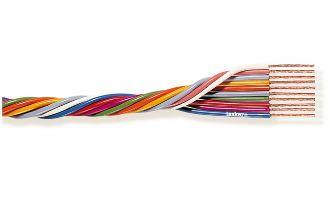 Mitmejuhtmeline kaabel 7x0.35mm²,  PVC, OFC, 100m/rull