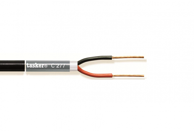 [C277 L.S.Z.H.] Loudspeaker Cable - LSZH 2x4 Black