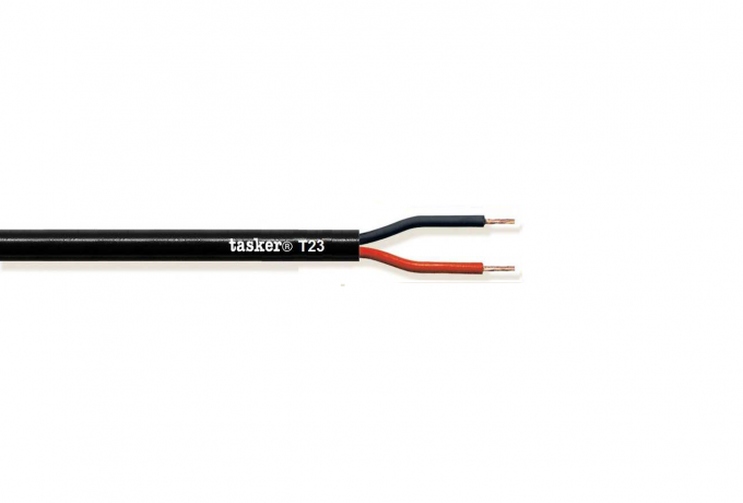 Kõlarikaabel 2x13AWG, punane+must OFC 100m/rull