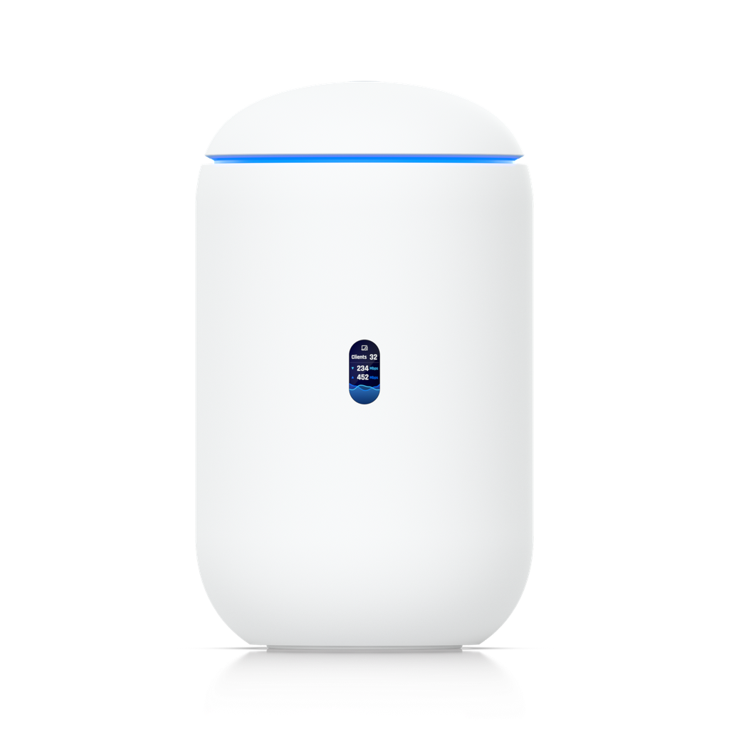 WiFi ruuter: WAN:1 x SFP+, 1 x 2.5GbE, LAN: 2 x 2.5GbE, 1 x 2.5GbE PoE, BE 5700 Mbps , AX2400Mbps, AC1700Mbps, N600Mbps, 64GB Micro SD NVR