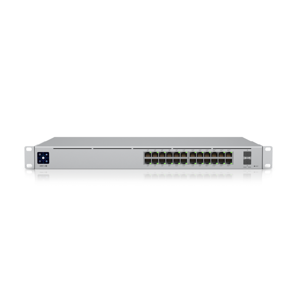 Switch: 16 x GbE PoE+, 8 x GbE PoE++, 2 x SFP+, Layer 3, räkitav, 400W