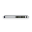 Switch: 16 x GbE PoE+, 8 x GbE PoE++, 2 x SFP+, Layer 3, räkitav, 400W