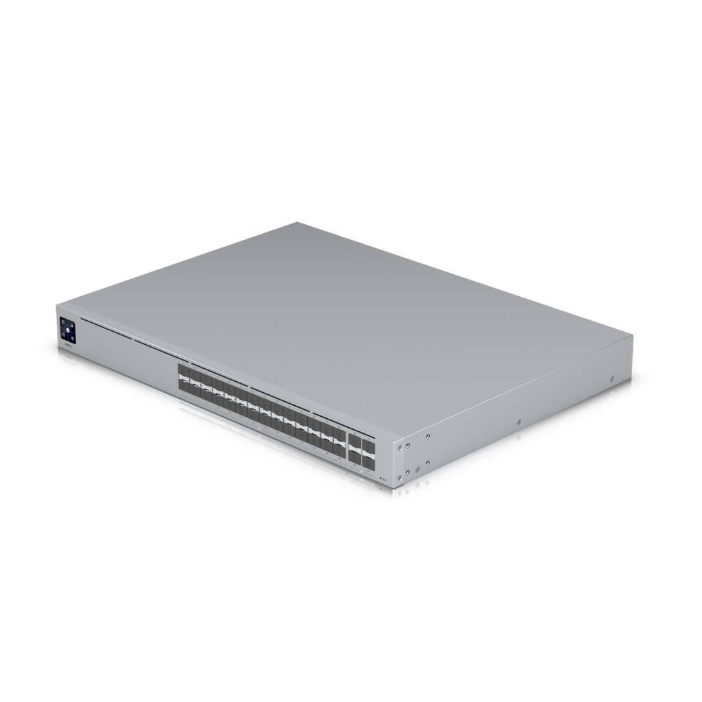 Switch: 28 x SFP+, 4 x SFP28, Layer 3, räkitav