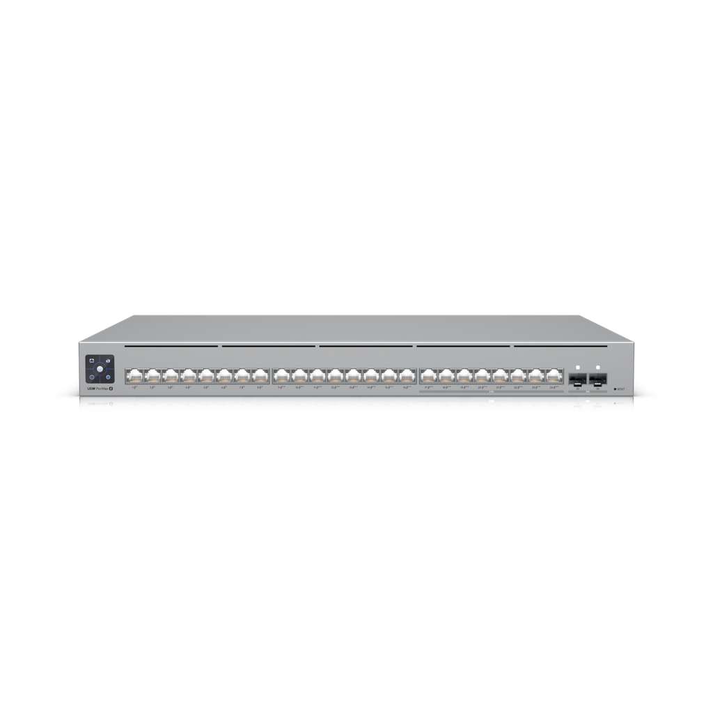 PoE Switch: 8 x 2.5GbE PoE++, 8 x GbE PoE++, 8 x GbE PoE+, 2 x SFP+, Layer 3, räkitav, 400W