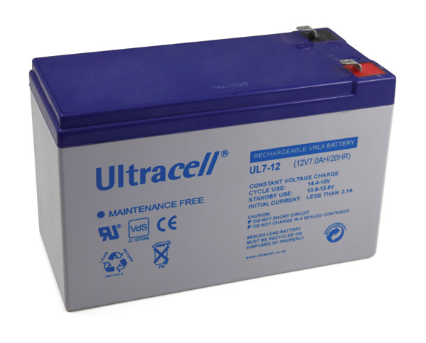 [UL7-12] Pliiaku 12V 7.0Ah 151x65x94mm (UL7-12) Ultracell