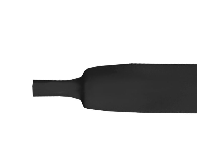 [W1H-30-0-UP] SHRINK TUBE 2:1 BLACK HALOGEN FREE