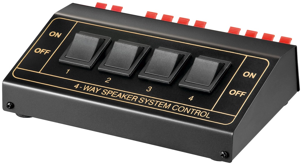[11934] Speaker switch box, 1 in - 4 out