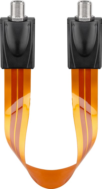 [11953] Window leading, extreme flat F-jack >F-jack, lenght 0,26 m