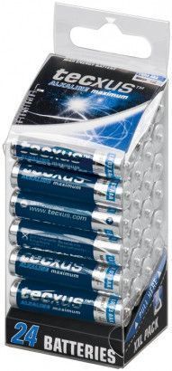 [23817] Patarei AAA Alkaline manganese 1,5V LR03, Tecxus, 24tk pakis