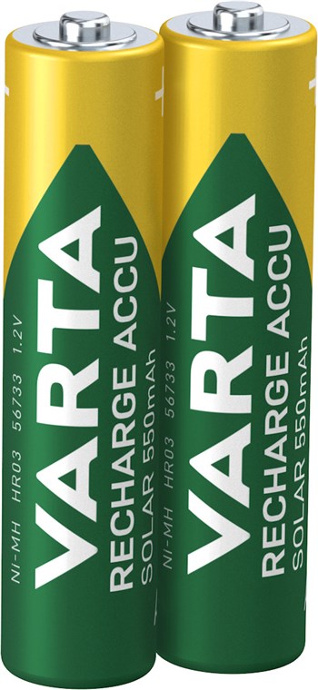 [44146] Aku AAA 1,2V 550mAh (NiMH), 2tk pakis, VARTA