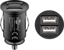 USB Autolaadija 2 x USB, 2.4A 12V/24V