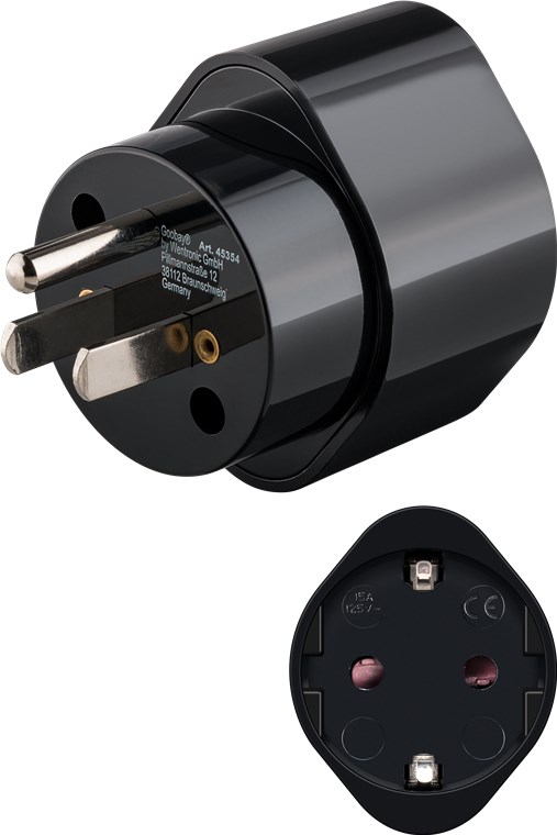 [45354] Mains Adapter US/Japan, Black