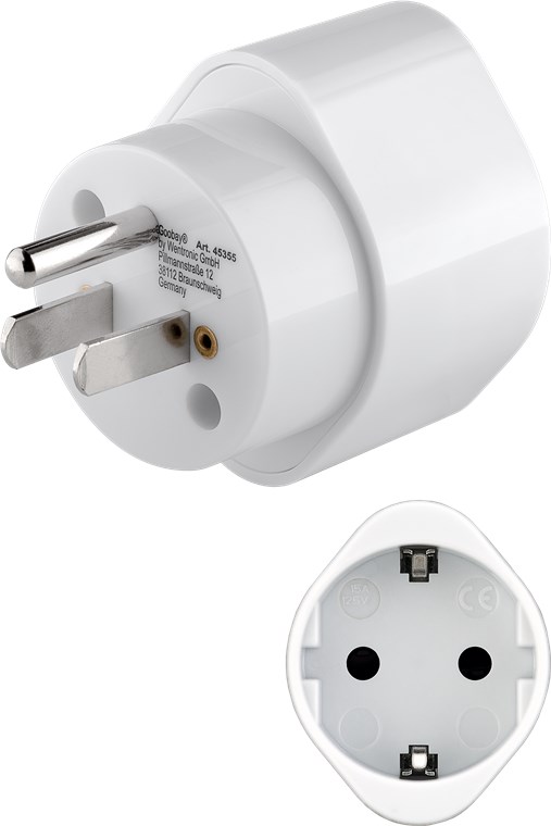 [45355] Mains Adapter US/Japan, White