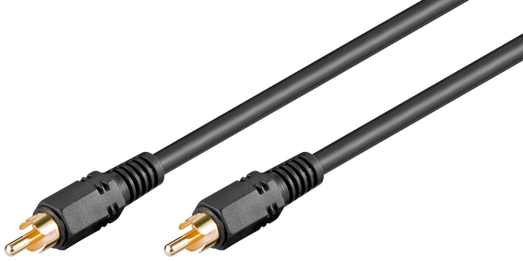 RCA kaabel 15.0m, kullatud, 75 ohm