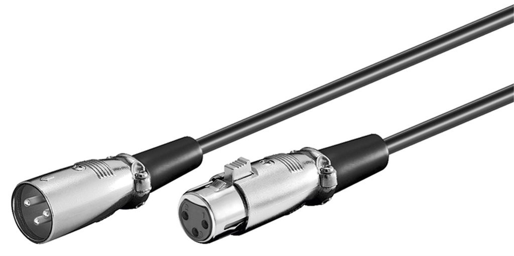 [50705] XLR pesa - XLR pistik kaabel 2.0m must
