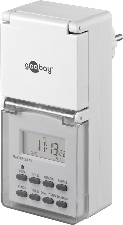 [51301] Digitaalne taimer, 7 päeva (16 päeva programm), 220-240V / 16A /3500W, 24h displei, välitingimustele