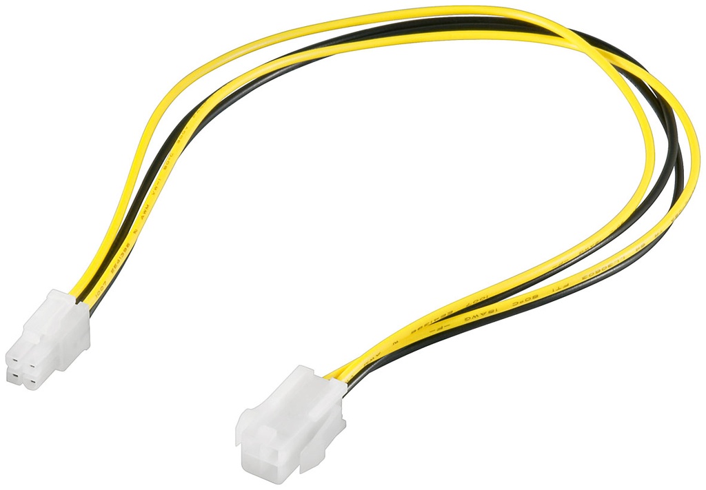 Toitekaabel 4pin P4 pikenduskaabel 0.37m
