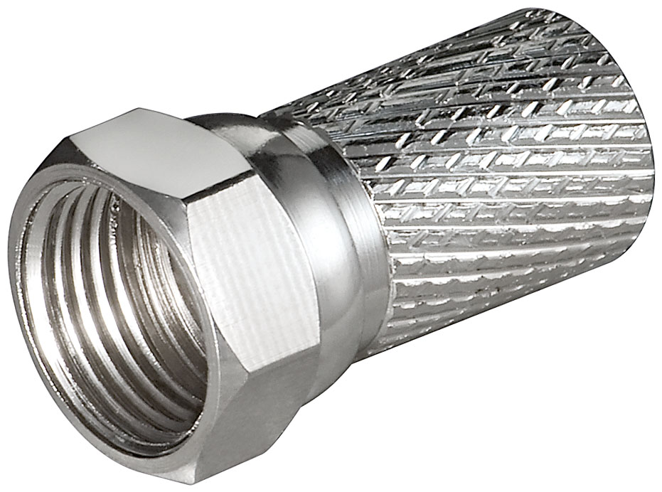[51864] F-plug, length 20mm, for 7mm cable