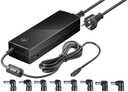 Universaalne toiteplokk, 12-24V, 8.5A, USB + 8DC adapterit, 134,5W, Must