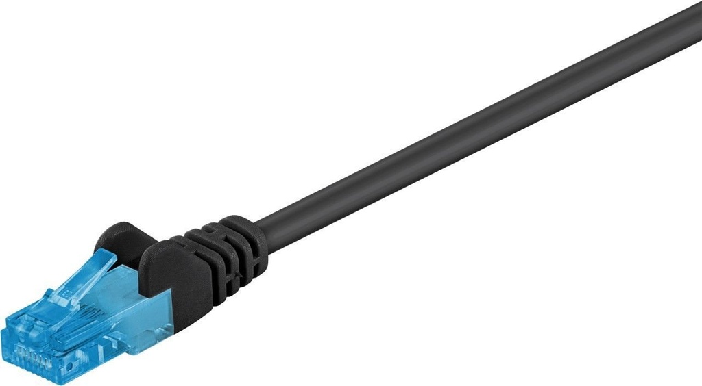 Võrgukaabel Cat6a UTP 1.5m, must, LSZH, CU