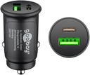 USB Autolaadija 1 x USB-A, USB-C, 3A 12V/24V