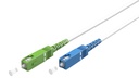 FO jätkukaabel singlemode SC-SC/APC, simplex, 20.0m, G.657.A2, Valge