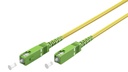 FO jätkukaabel singlemode SC/APC-SC/APC simplex, 5.0m, G.657.A2, Kollane