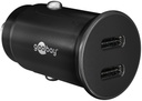 USB Autolaadija 2 x USB-C, 3A 12V/24V