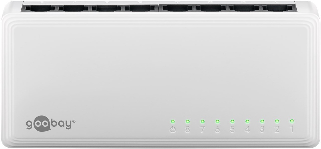 [64564] 8-Port Gigabit Ethernet Switch, autonegotiation, 1000 Mbit/s