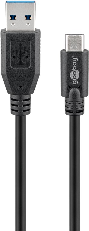 USB-C kaabel C - A 0.5m, USB 3.1 - USB 3.0, 5Gbps, must