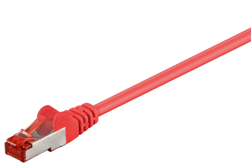 Võrgukaabel Cat6 S/FTP 7.5m, punane, PiMF, LSZH, CU