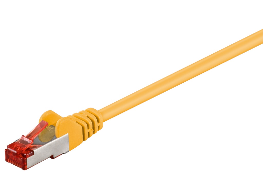 Võrgukaabel Cat6 S/FTP 15.0m, kollane, PiMF, LSZH, CU