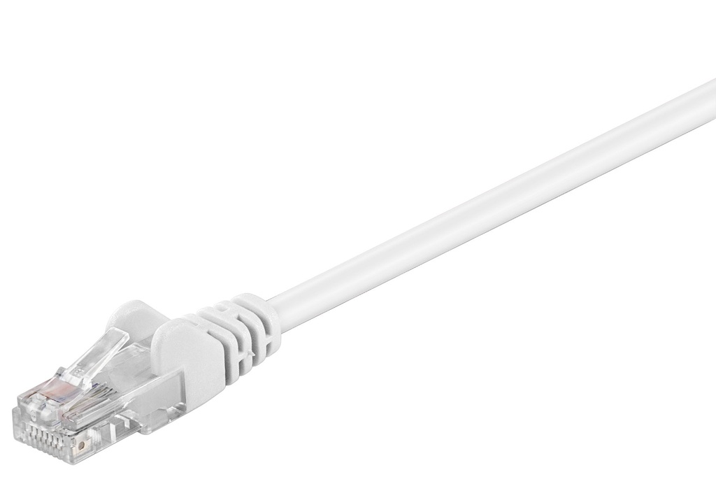 Võrgukaabel Cat5e UTP 5.0m, valge, CCA